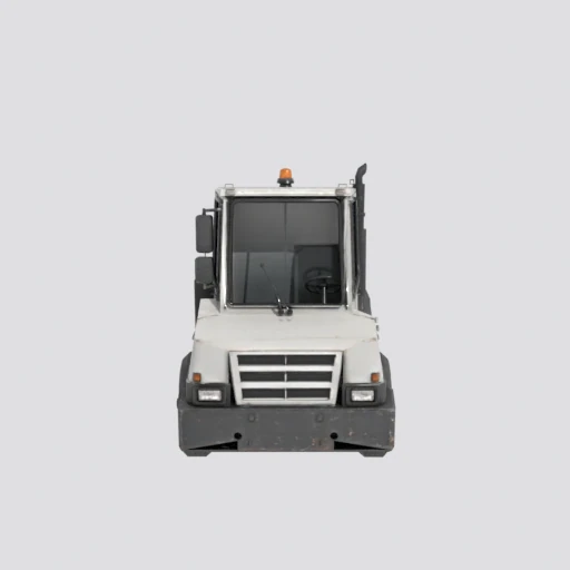 Yard tractor, 3D model render